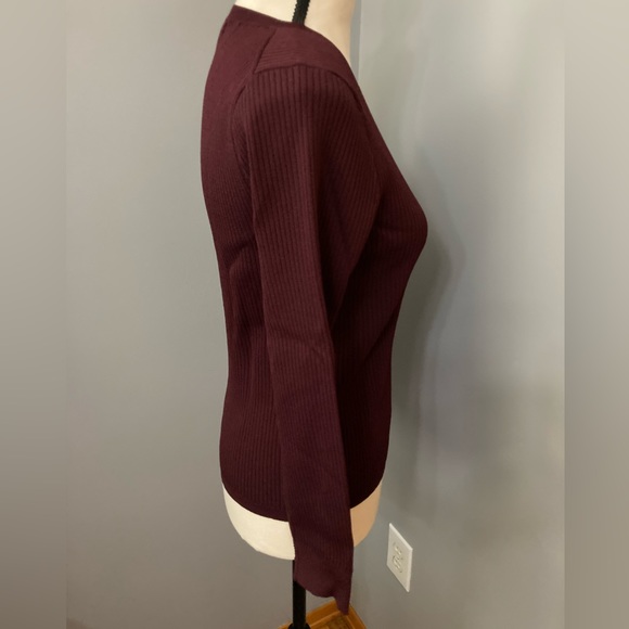 J. Crew Ribbed 3/4 Length Sleeve Shirt - Picture 4 of 10